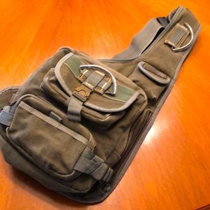 Military style sling backpack